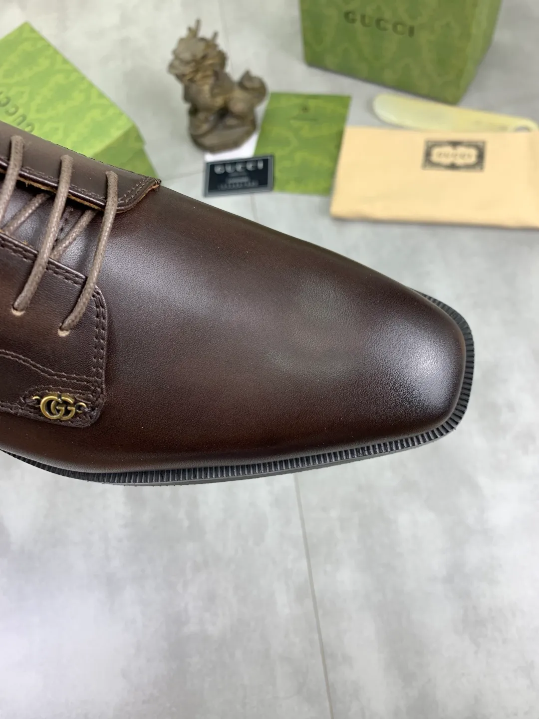 Men's men's shoes 💰P560 [New style] Water dyed cowhide 💰💎💎💎 [Gucci] GUCCI high-end men's formal business leather shoes, original order 1:1! Original imported high-end open-edge beaded calfskin, original metal buckle, imported first-layer cowhide lining for feet. Original outsole, men's shoe size: 39-44 (45 customized) 3️⃣ colors available